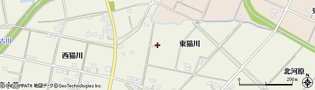 福島県伊達市保原町（東猫川）周辺の地図