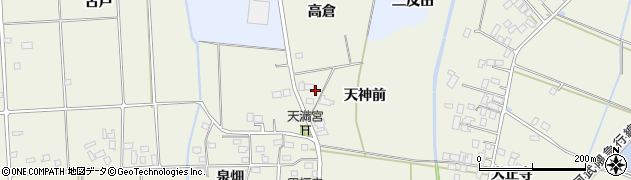福島県伊達市保原町二井田（天神前）周辺の地図
