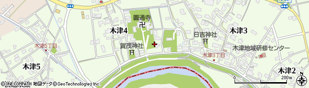 木津農村公園周辺の地図
