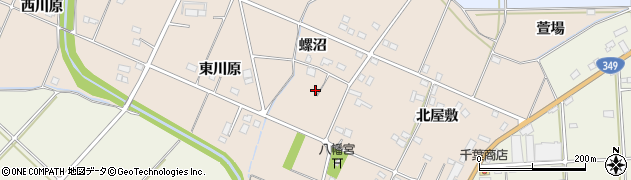 福島県伊達市保原町大立目周辺の地図