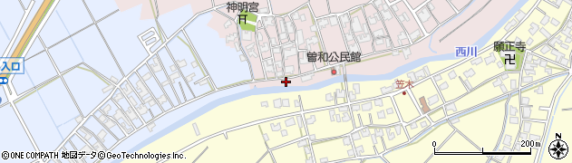 新潟県新潟市西区曽和5周辺の地図