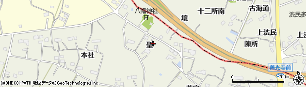 福島県相馬市塚部（聖）周辺の地図