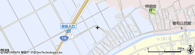 新潟県新潟市西区田島周辺の地図