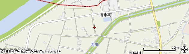 福島県伊達市保原町清水町周辺の地図