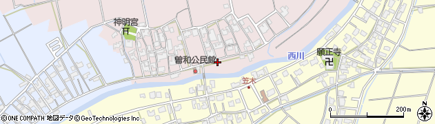 新潟県新潟市西区曽和14周辺の地図