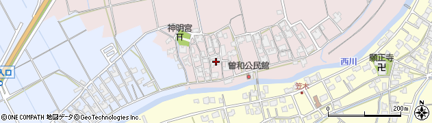 新潟県新潟市西区曽和147周辺の地図