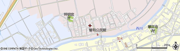 新潟県新潟市西区曽和131周辺の地図
