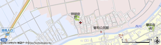 新潟県新潟市西区曽和159周辺の地図