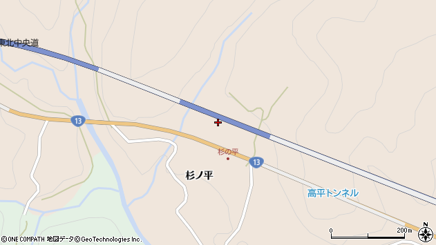 〒960-0261 福島県福島市飯坂町中野の地図