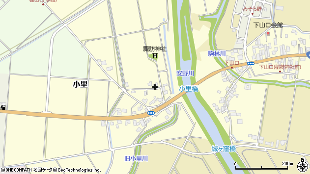 〒959-2121 新潟県阿賀野市小里の地図
