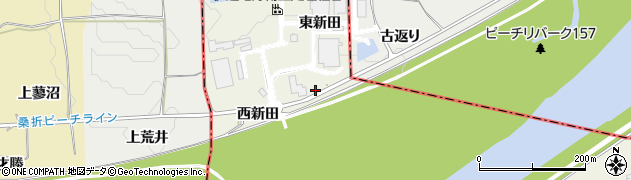 福島県伊達市保原町東新田5周辺の地図