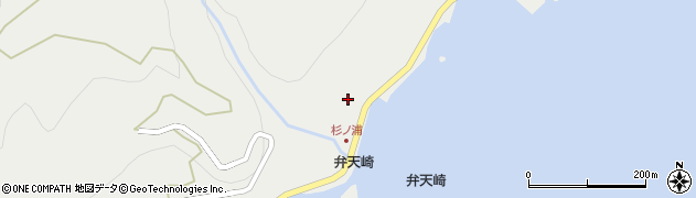 新潟県佐渡市杉野浦72周辺の地図
