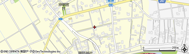新潟県新潟市江南区嘉瀬周辺の地図