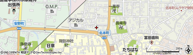 新潟県阿賀野市北本町2周辺の地図