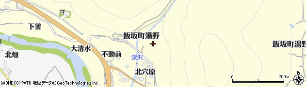 福島県福島市飯坂町湯野（深沢口）周辺の地図