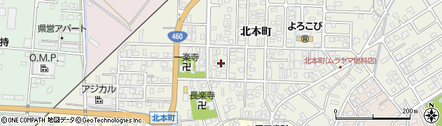 新潟県阿賀野市北本町3周辺の地図