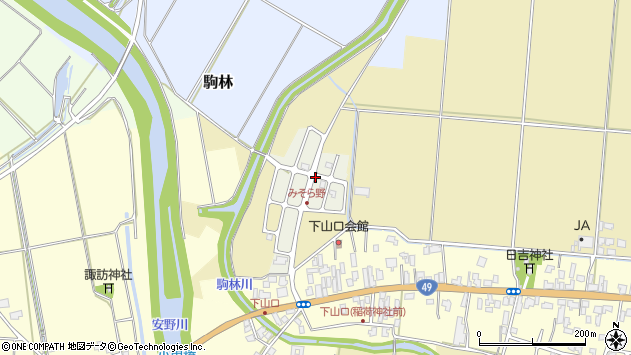 〒959-2006 新潟県阿賀野市みそら野町の地図