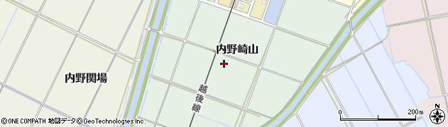 新潟県新潟市西区内野崎山周辺の地図
