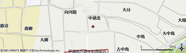 福島県桑折町（伊達郡）伊達崎（中瀬北）周辺の地図