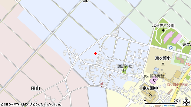 〒959-2114 新潟県阿賀野市城の地図
