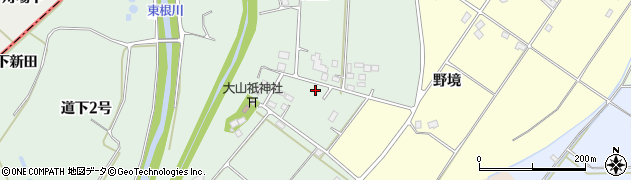 福島県伊達市保原町中瀬畑合周辺の地図