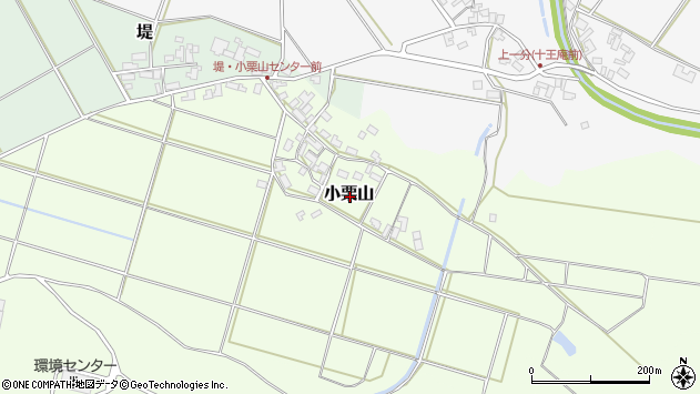 〒959-1916 新潟県阿賀野市小栗山の地図