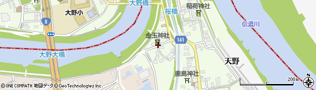 大野桜町周辺の地図