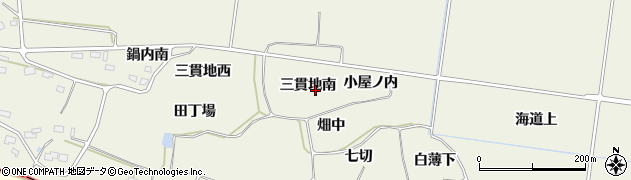 福島県新地町（相馬郡）駒ケ嶺（三貫地南）周辺の地図