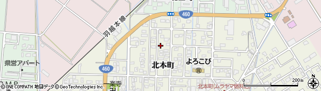 新潟県阿賀野市北本町22周辺の地図