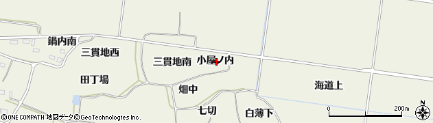 福島県新地町（相馬郡）駒ケ嶺（小屋ノ内）周辺の地図