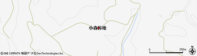 福島県福島市飯坂町（小森谷地）周辺の地図