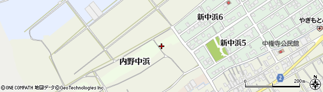 新潟県新潟市西区内野中浜周辺の地図