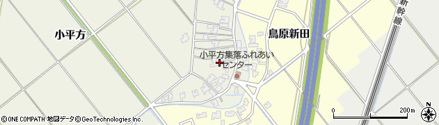 新潟県新潟市西区小平方1643周辺の地図