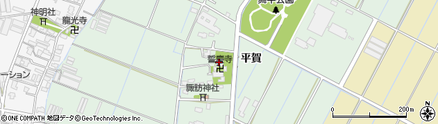誓慶寺周辺の地図