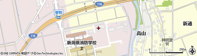 新潟県新潟市西区曽和1182周辺の地図