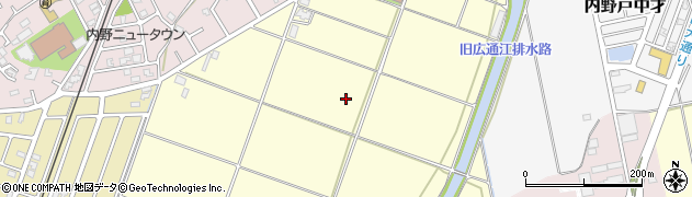 新潟県新潟市西区内野潟端周辺の地図