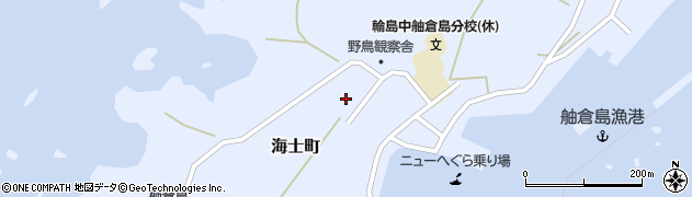 石川県輪島市海士町（舳倉島）周辺の地図