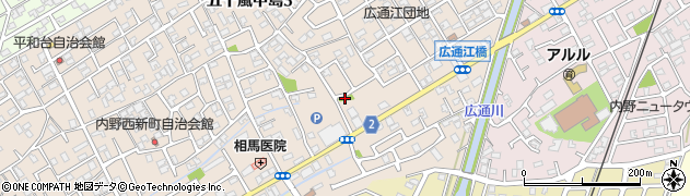 広通江公園周辺の地図
