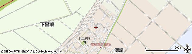 新潟県阿賀野市深堀周辺の地図