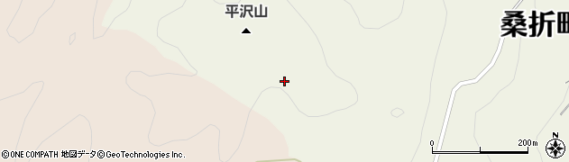 福島県桑折町（伊達郡）平沢（堀切）周辺の地図
