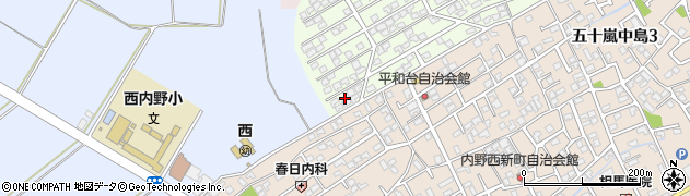 新潟県新潟市西区五十嵐西35周辺の地図