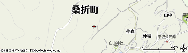 福島県桑折町（伊達郡）平沢（一本松）周辺の地図