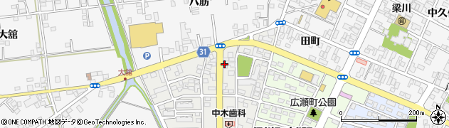 梁川タクシー周辺の地図