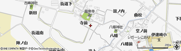 福島県伊達郡桑折町下郡寺前10周辺の地図