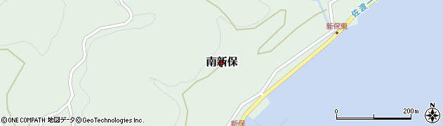 新潟県佐渡市南新保周辺の地図