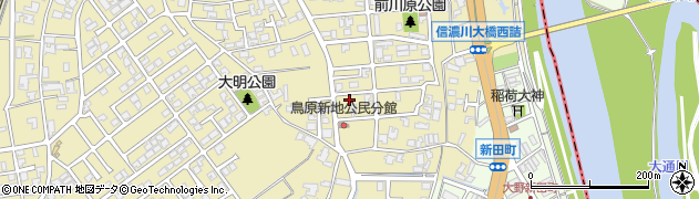 新潟県新潟市西区鳥原周辺の地図