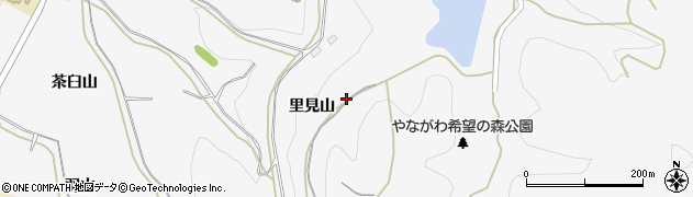 福島県伊達市梁川町（南中峰）周辺の地図