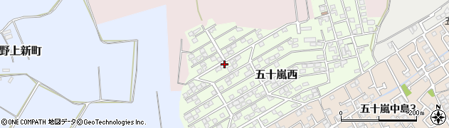 新潟県新潟市西区五十嵐西24周辺の地図