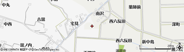 福島県桑折町（伊達郡）伊達崎（寺西）周辺の地図