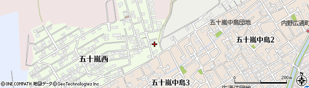 新潟県新潟市西区五十嵐西1周辺の地図